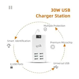 Cargador multiUSB estación de carga USB de 6 puertos para_2