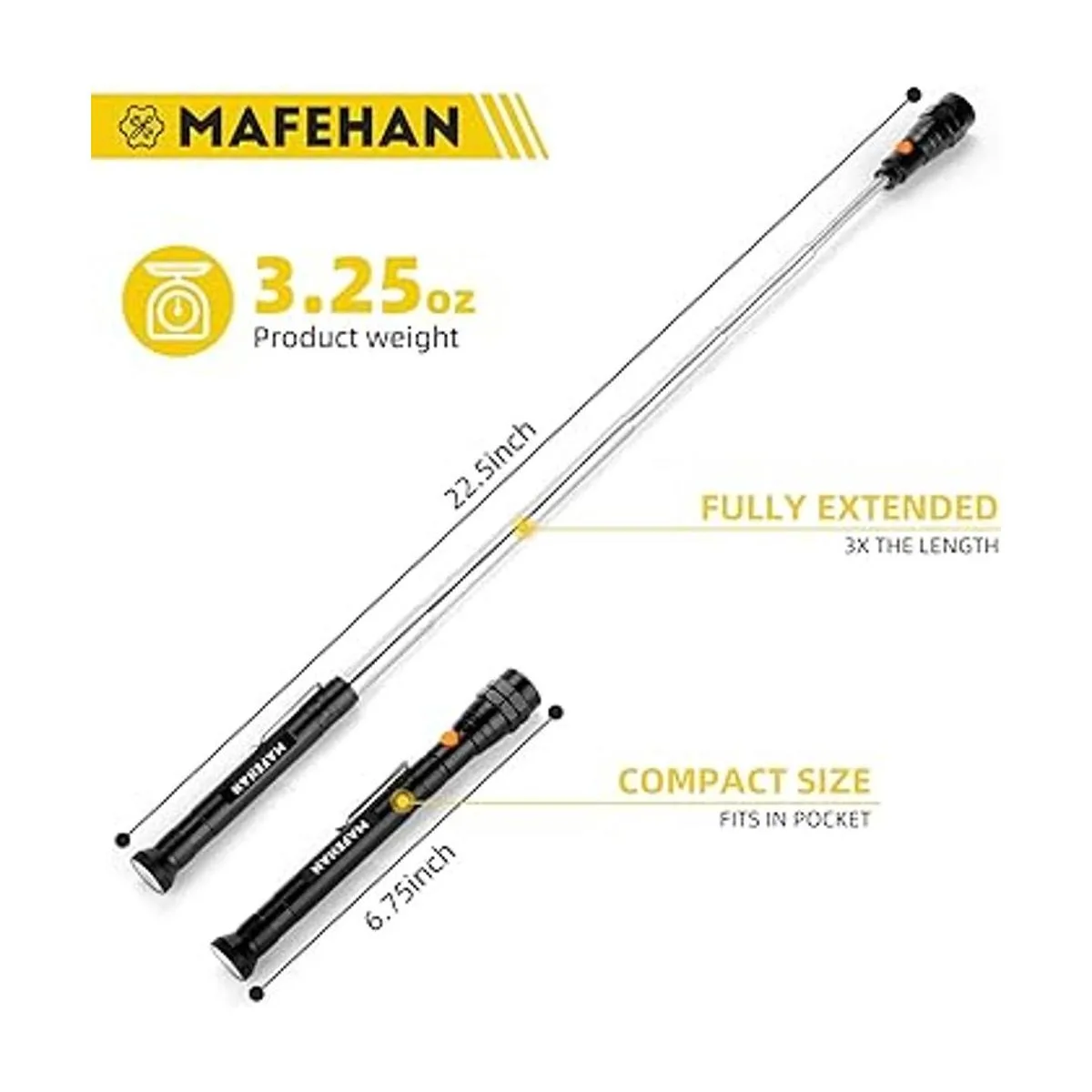 MAFEHAN Herramienta de recolección magnética linterna_3