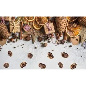 Deloky 150 mini conos de pino naturales de Navidad 0.8 in_6