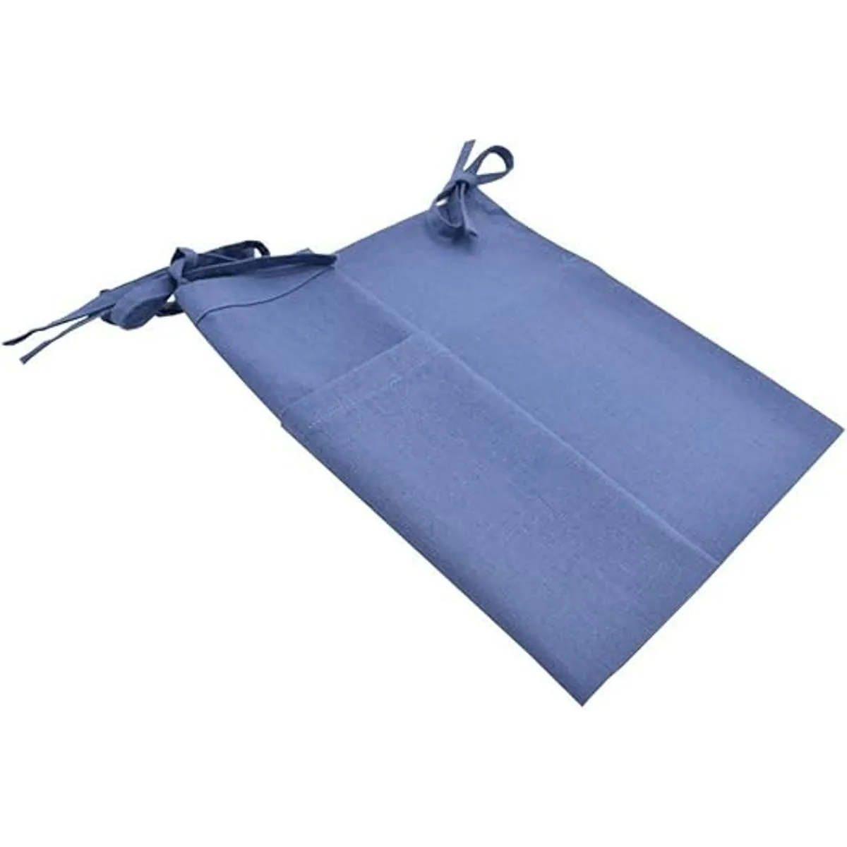 Bolsa de almacenamiento colgante de lino para mesita de_4