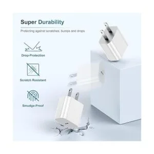 Cargador de carga rápida para iPhone 14 13 enchufe de_2