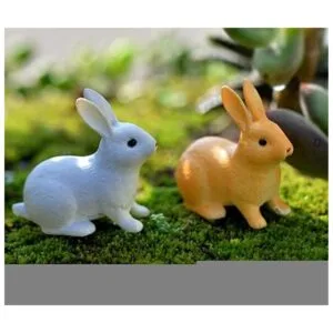 16 figuras de conejo en miniatura para jardín de hadas_3