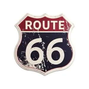 Route 66 letreros vintage de carretera para decoración de_1