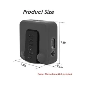 YOUSHARES Funda de silicona compatible con RODE Wireless_6