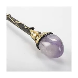 Varita mágica de cristal de amatista fina hecha a mano_3