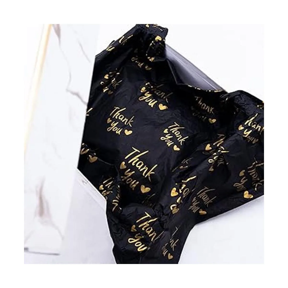 MR FIVE 30 hojas de papel de seda dorado de gran tamaño_2