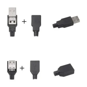 Rrina 20 conectores USB 2.0 tipo A macho hembra de 4 pines_3