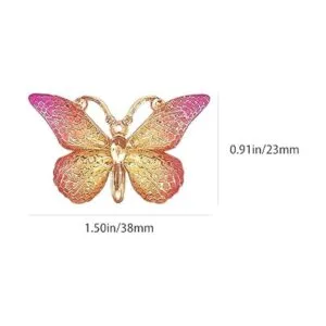 DIYstore 40 dijes de mariposa coloridos con diseño de_2