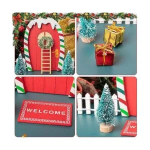 Haooryx 10 piezas de Navidad mágicas en miniatura pequeñas_4