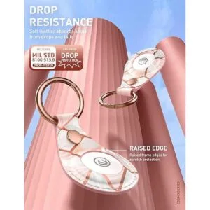 iBlason Cosmo AirTag Funda protectora con llavero para_3