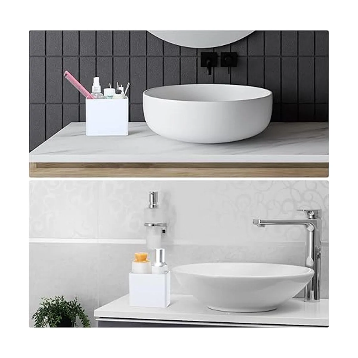 Estantes flotantes para pared organizador adhesivo de_7