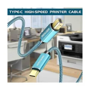 GOSYSONG Cable de impresora USB C de 10 pies cable de_7