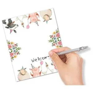 Tarjeta de mesa con temática de animales de granja_3