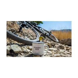 PROBABLY BEER Taza de café esmaltada Divertido regalo_7