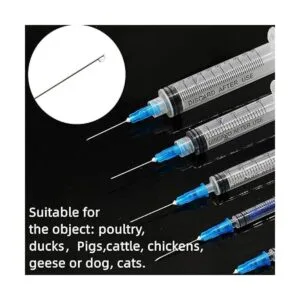 Paquete de 100 agujas de inyección desechables estériles_4