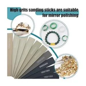 40 varillas de lijado para pulir mini modelo palitos de_6