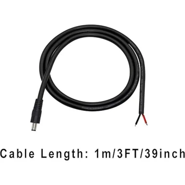 GINTOOYUN Paquete de 2 cables de alimentación CC CC 0.217_6