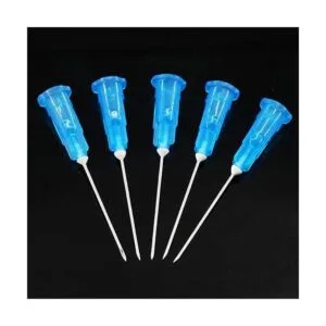 Paquete de 100 agujas de inyección desechables estériles_5