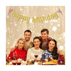 WeBenison Letrero de ballet con texto en inglés Happy_5