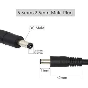 GINTOOYUN Paquete de 2 cables de alimentación CC CC 0.217_2