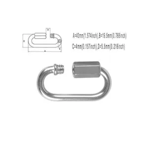Enlaces rápidos conector de eslabones de cadena de acero_4