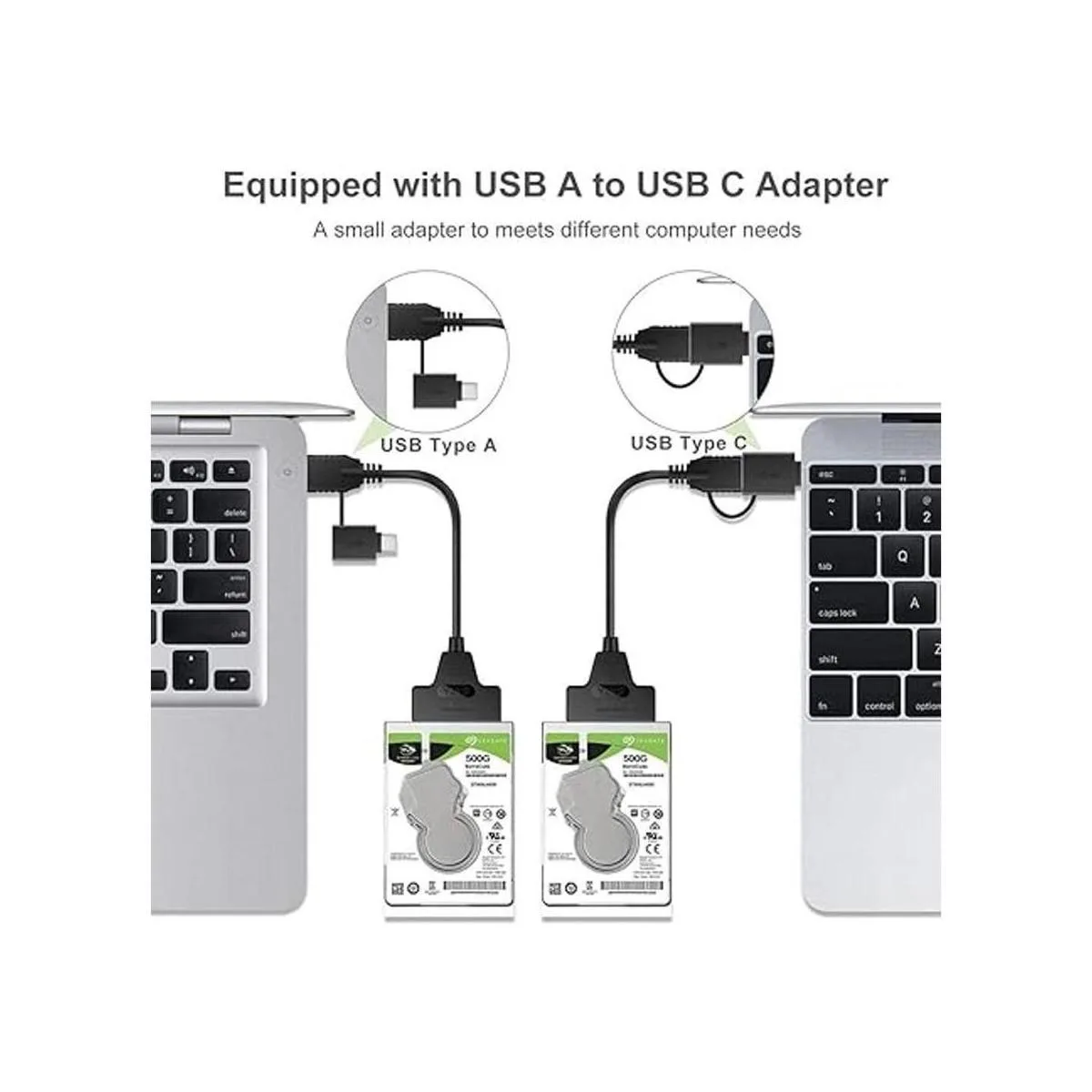 Chenyang SATA de 22 pines de 2.5 pulgadas hembra a USB 3.0_2