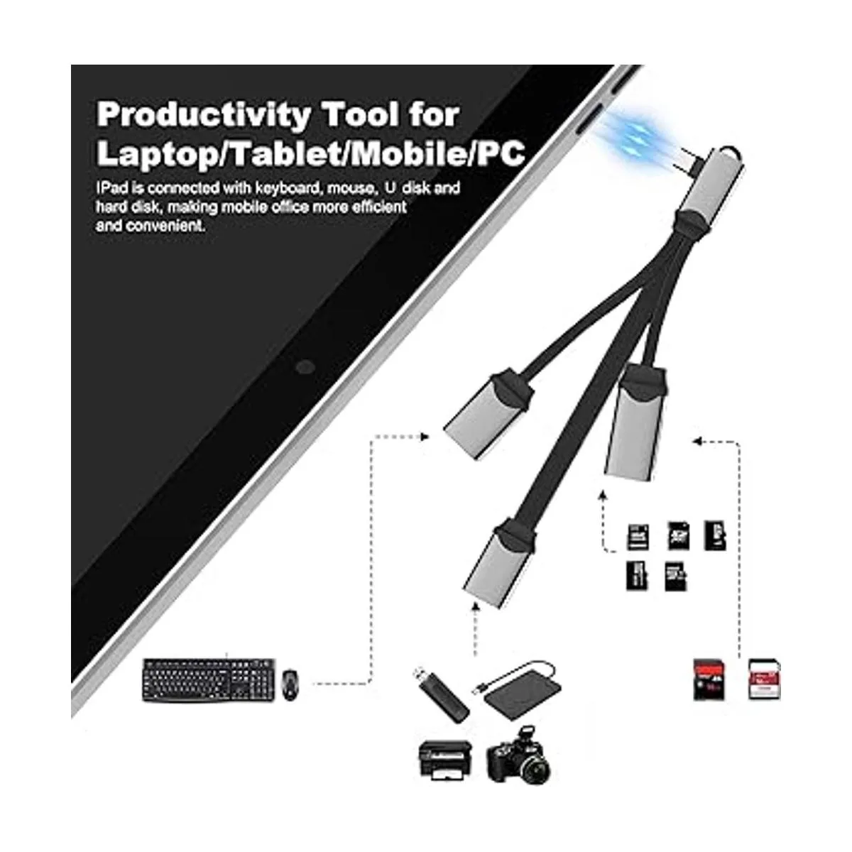 JIALUU Hub USB C divisor USB C multifunción 4 en 1_5