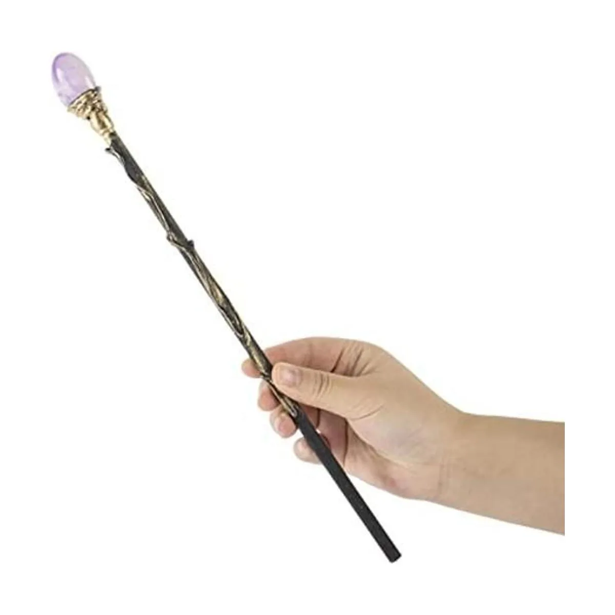 Varita mágica de cristal de amatista fina hecha a mano_1