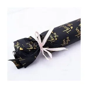 MR FIVE 30 hojas de papel de seda dorado de gran tamaño_5