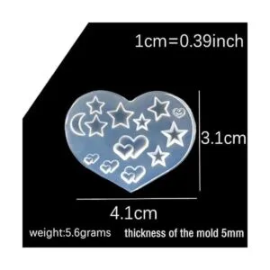 10 piezas de decoración de uñas molde de silicona de_3