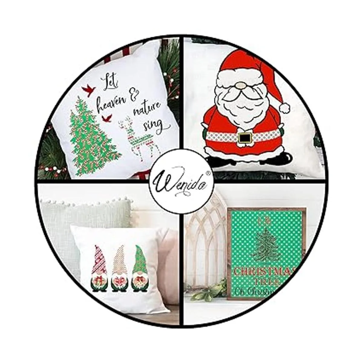 Wenida 6 hojas de vinilo de transferencia de calor de_3