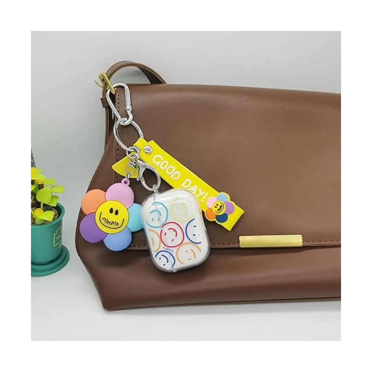 Funda compatible con AirPods Pro Smile transparente suave_5