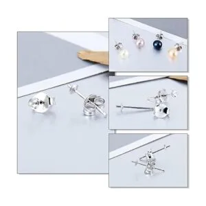 LGSY Accesorios simples de plata de ley 925 para mujer_2