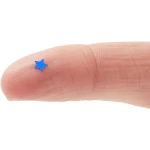 Confeti de estrella arcoíris de 7 onzas para mesa papel_6