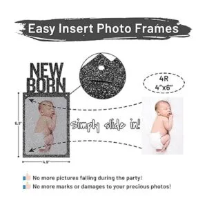 PartyHooman Pancarta fotográfica de primer cumpleaños para_3