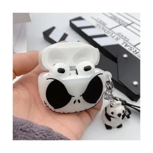 Funda compatible con AirPods 3 funda de calavera luminosa_6