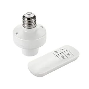 QIACHIP Lámpara de control remoto enchufe E26 E27_1