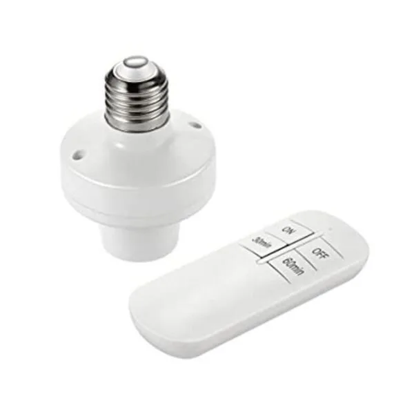 QIACHIP Lámpara de control remoto enchufe E26 E27_1