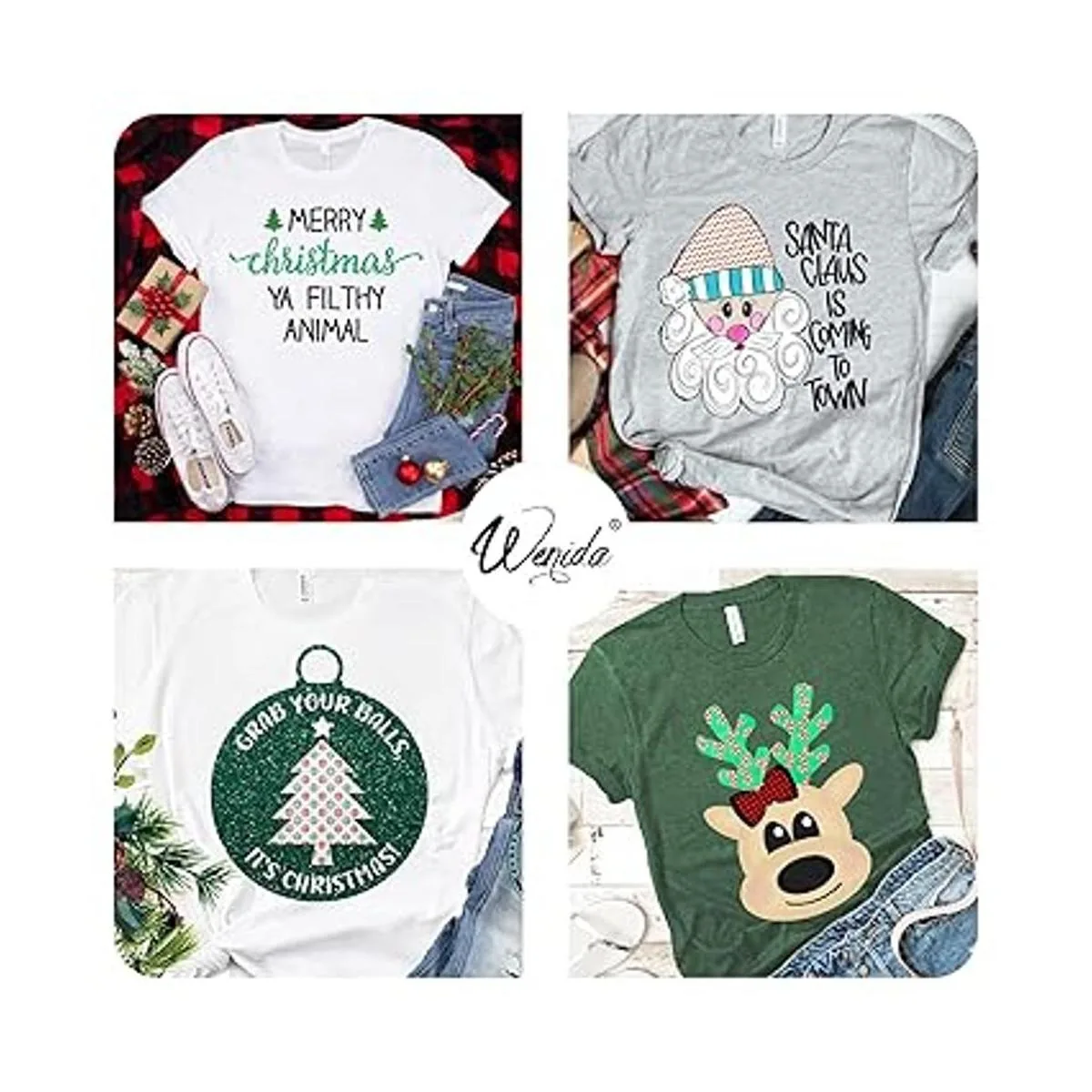 Wenida 6 hojas de vinilo de transferencia de calor de_2