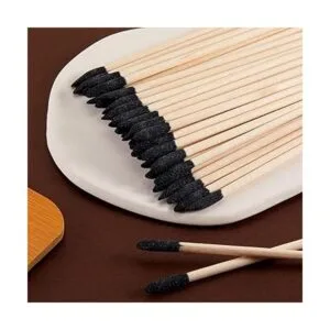 Paquete de 100 varillas de lijado de ramitas de lijado de_4