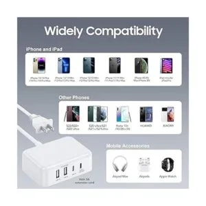 Bloque de cargador rápido USB C de 35 W múltiples_2