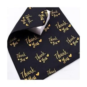 MR FIVE 30 hojas de papel de seda dorado de gran tamaño_6