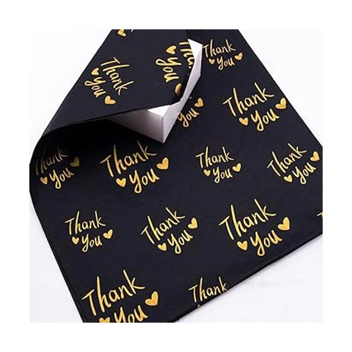 MR FIVE 30 hojas de papel de seda dorado de gran tamaño_6