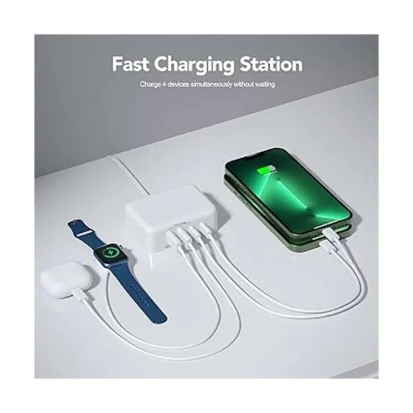 Bloque de cargador rápido USB C de 35 W múltiples_4