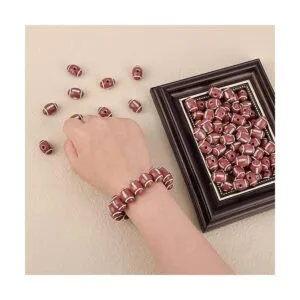 AIEX 100 cuentas de fútbol americano para hacer joyas_6