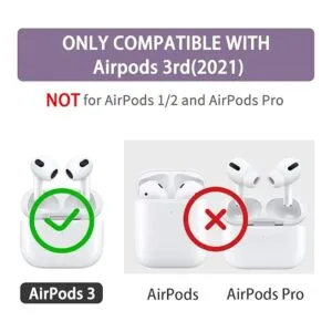 Paquete de 3 Funda bonita para Airpods de 3 generación_2