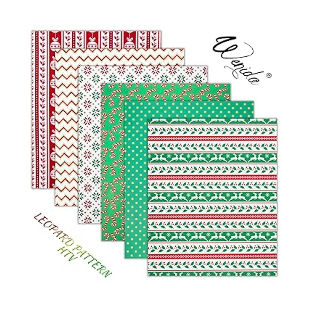 Wenida 6 hojas de vinilo de transferencia de calor de_5