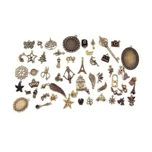 Cuentas para colgantes de aleación de bronce antiguo todo_1