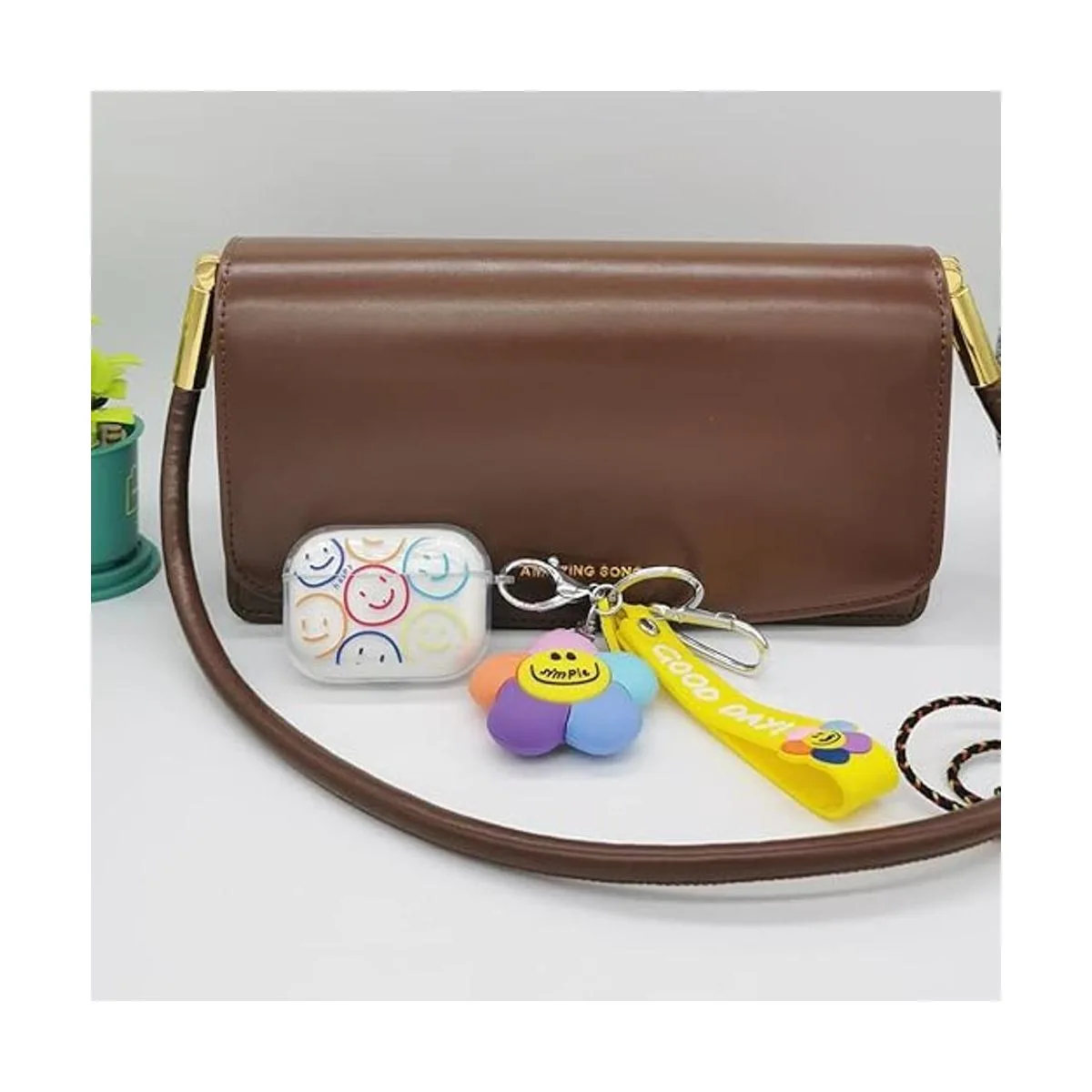 Funda compatible con AirPods Pro Smile transparente suave_4