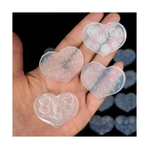 10 piezas de decoración de uñas molde de silicona de_2